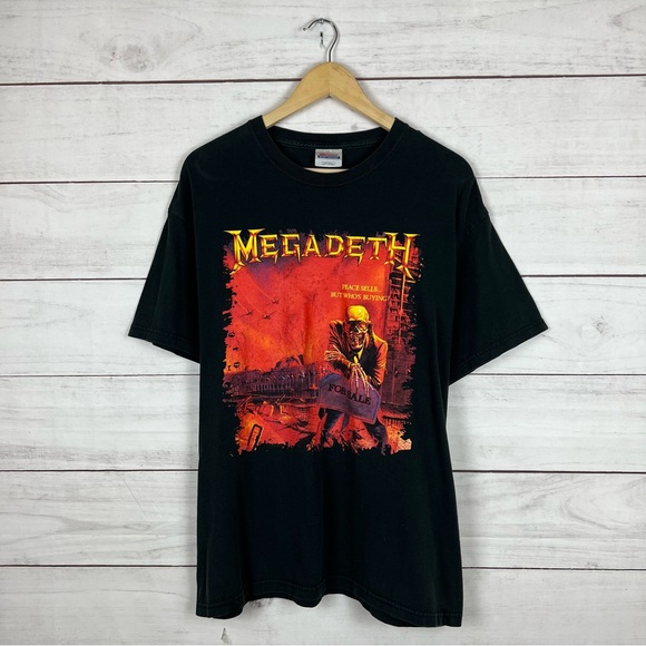 mega death メガデス バンド y2k 90s Tシャツ 長袖 ロンT